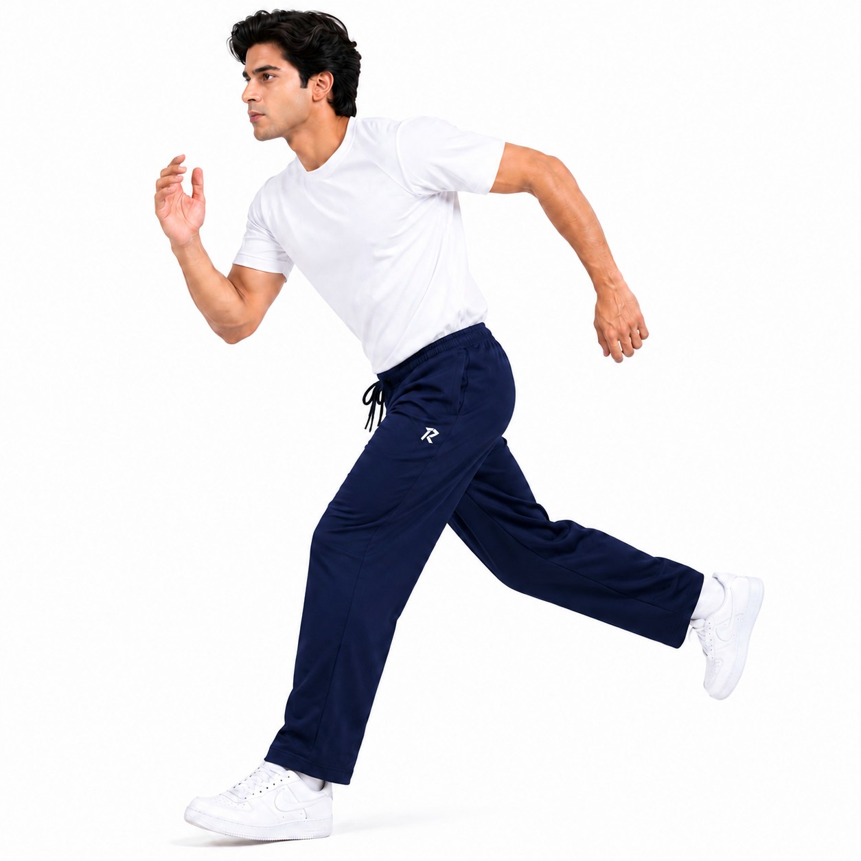Loose Bottom Trouser - Navy Blue