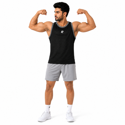 Performance Mesh Tank with Contrast RIB