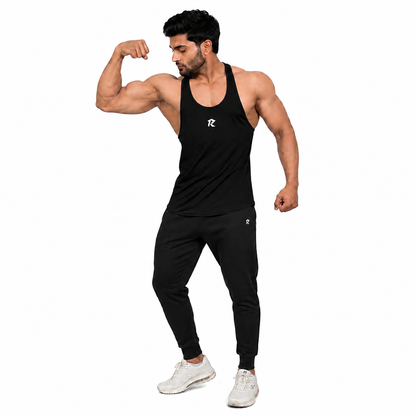 Dri-Fit Racerback Stringer Tank - Black