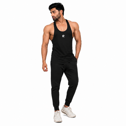 Dri-Fit Racerback Stringer Tank - Black