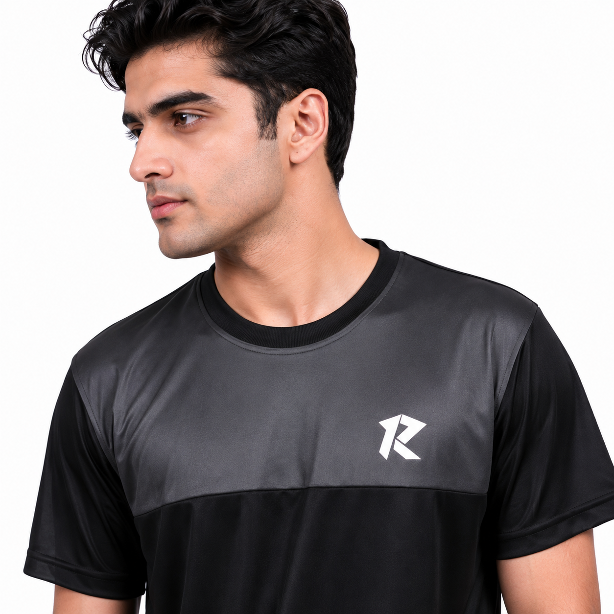 Summer Drifit Panel Tracksuit - Grey & Black