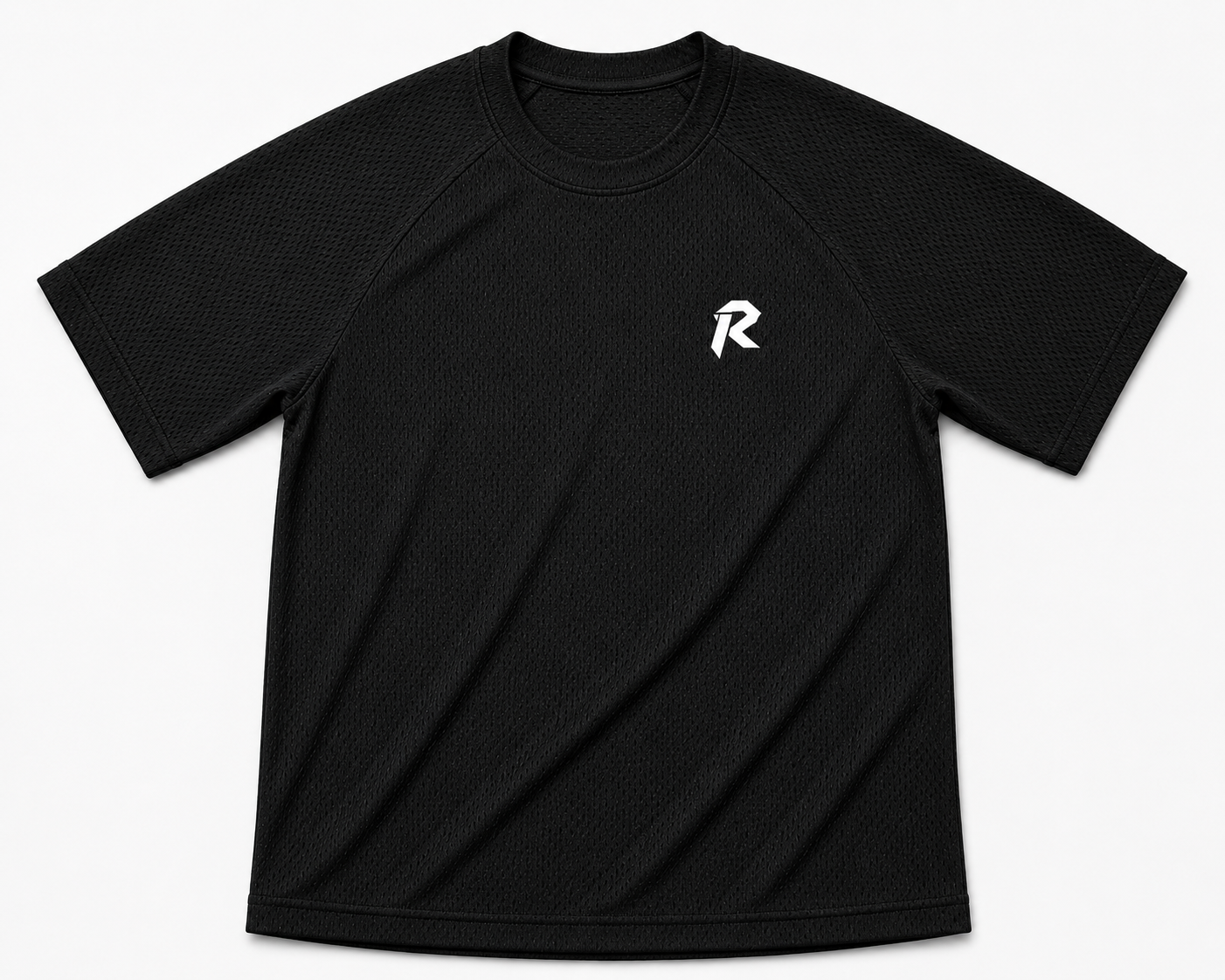 Women Mesh Performance Tee - Black