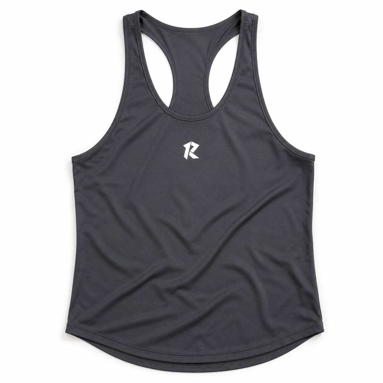 Dri-Fit Racerback Stringer Tank - Dark Grey