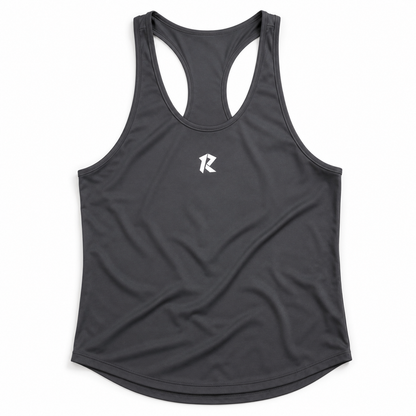 Dri-Fit Racerback Stringer Tank - Dark Grey