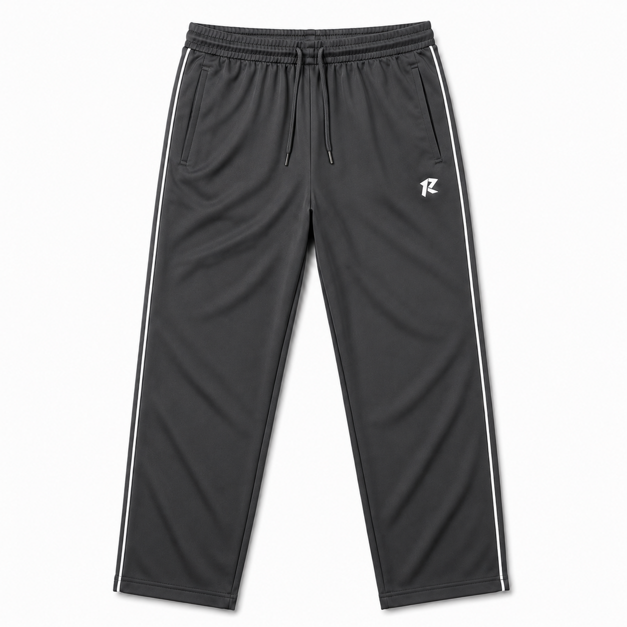 Regular Fit Piping Trouser - Dark Grey