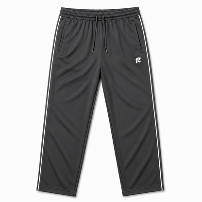 Regular Fit Piping Trouser - Dark Grey