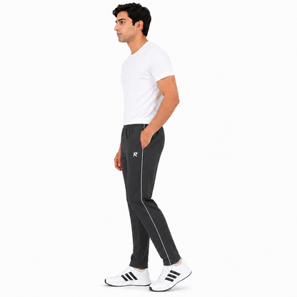 Regular Fit Piping Trouser - Dark Grey