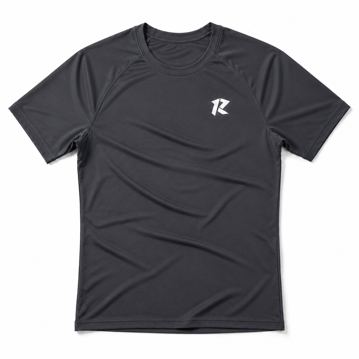 Drifit Raglan Sleeve Compression Shirt - Dark Grey