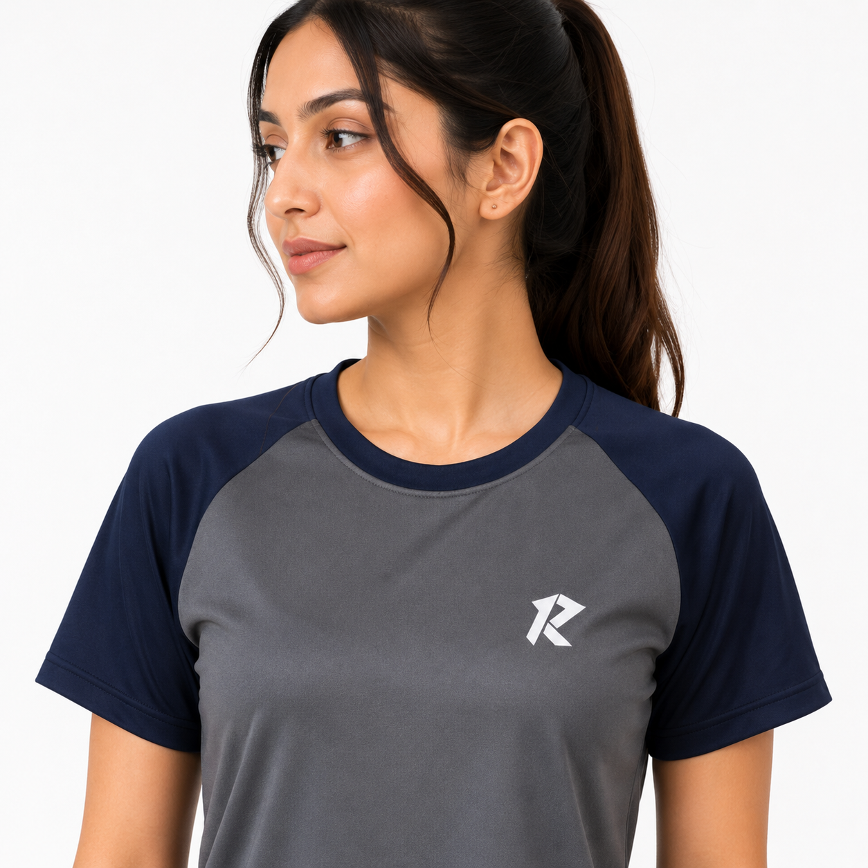 Summer Tracksuit Raglan Sleeves - Grey & Navy Blue