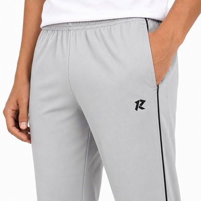 Regular Fit Piping Trouser - Light Grey