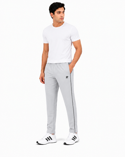 Regular Fit Piping Trouser - Light Grey