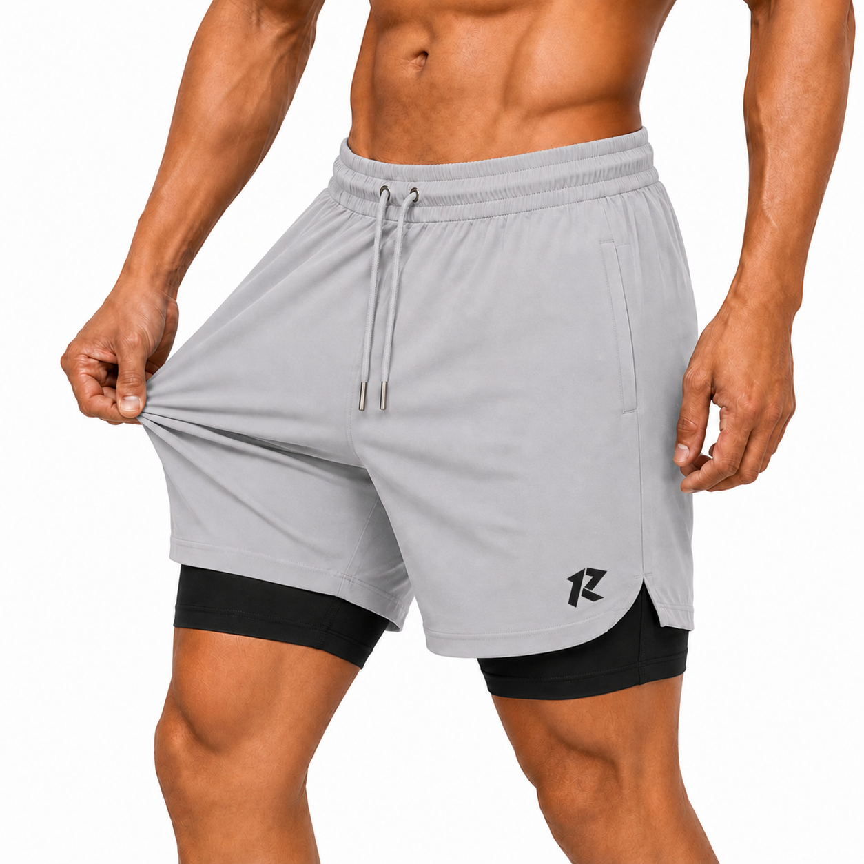 Hybrid Shorts - Light Grey