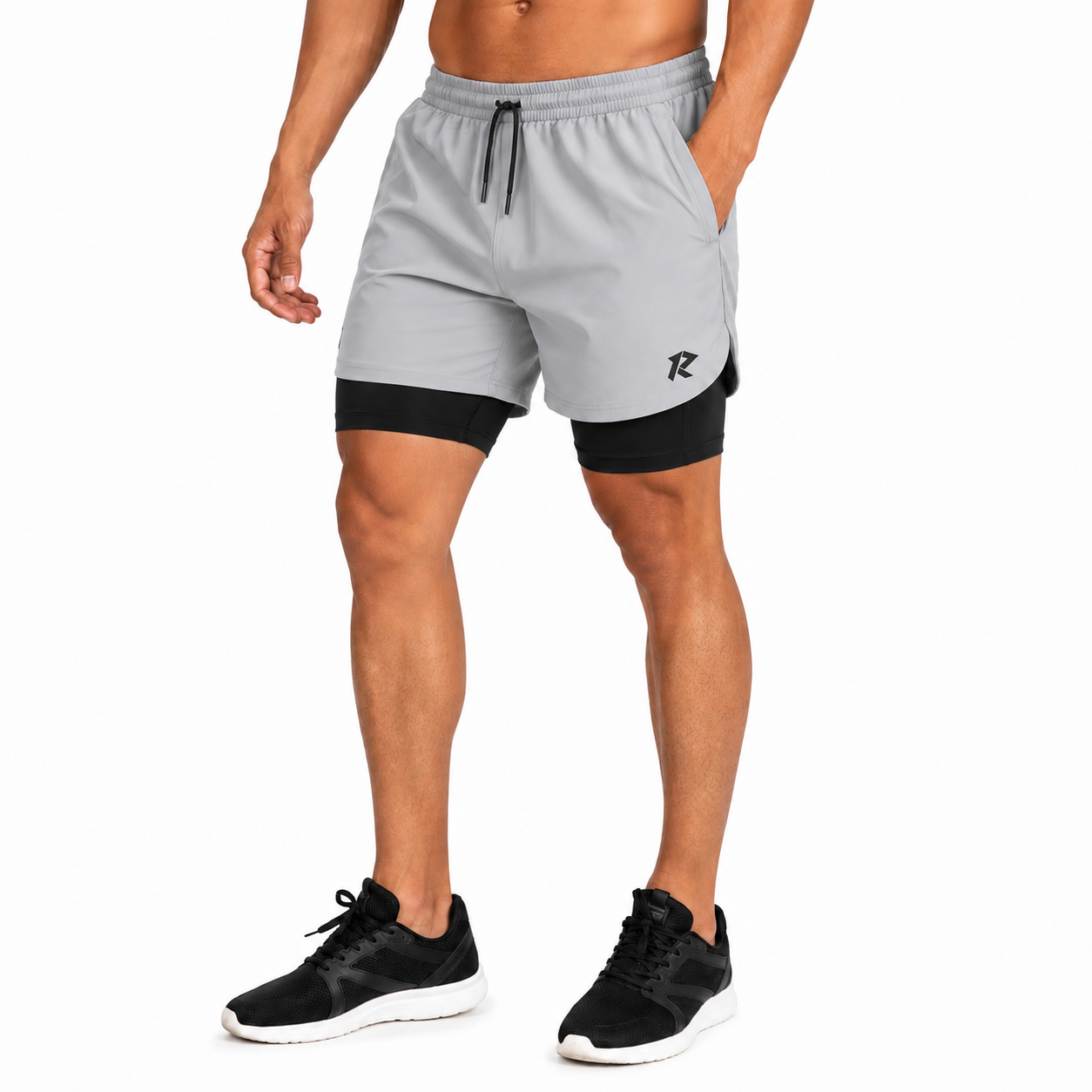 Hybrid Shorts - Light Grey