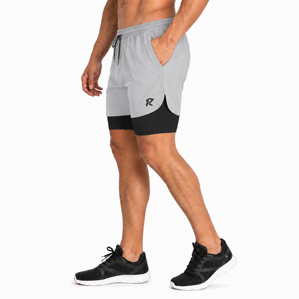Hybrid Shorts - Light Grey