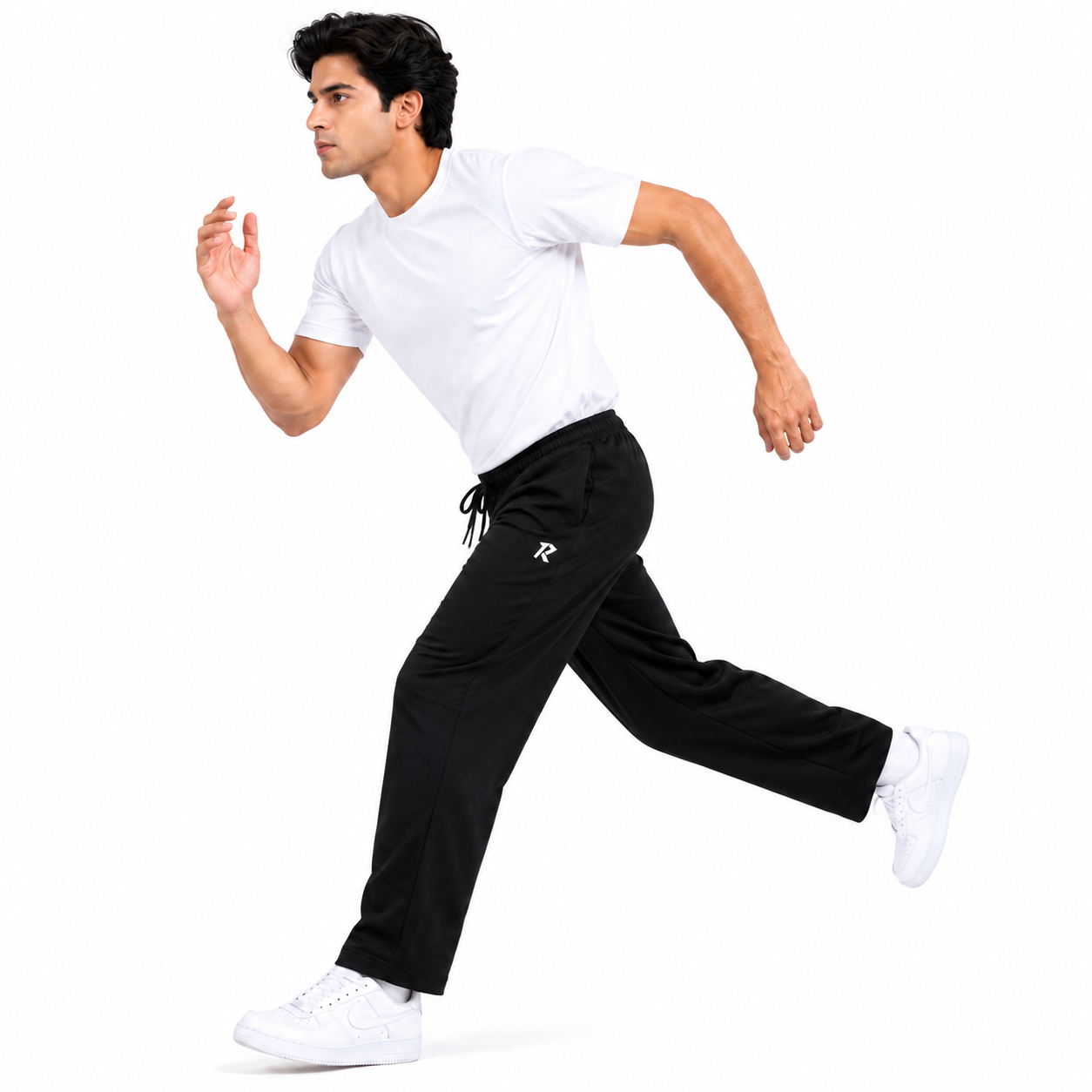 Loose Bottom Trouser - Black