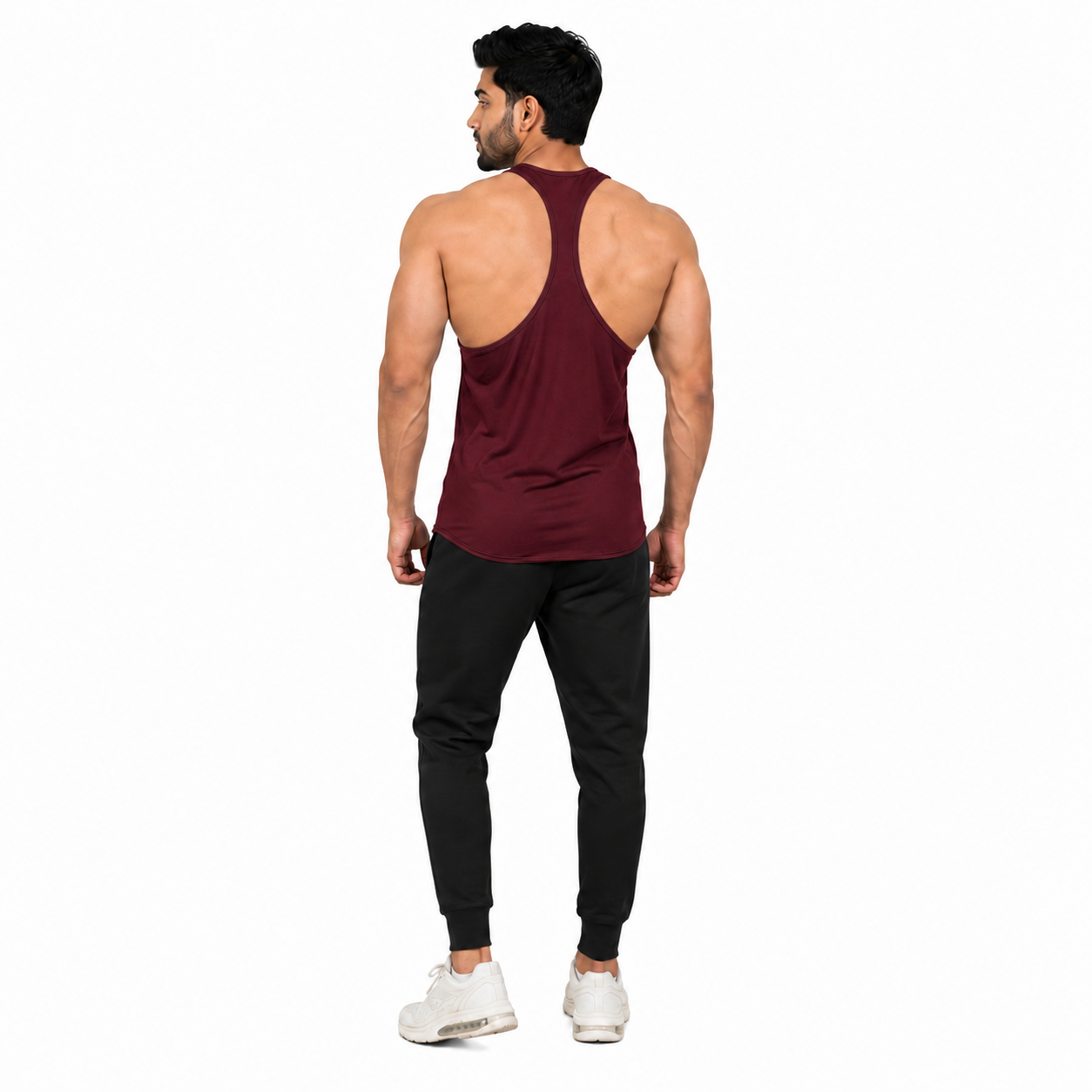 Dri-Fit Racerback Stringer Tank - Maroon