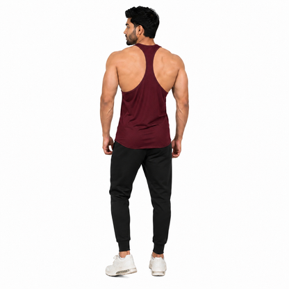 Dri-Fit Racerback Stringer Tank - Maroon