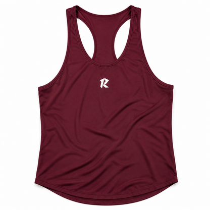 Dri-Fit Racerback Stringer Tank - Maroon