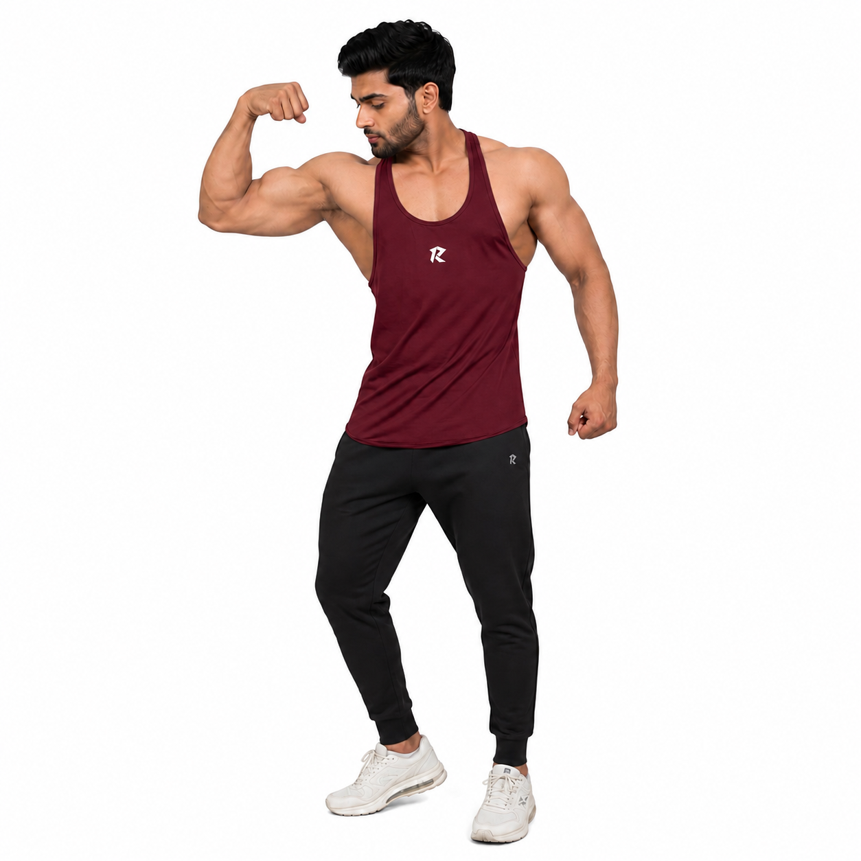 Dri-Fit Racerback Stringer Tank - Maroon