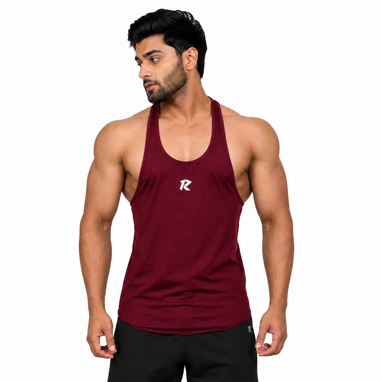 Dri-Fit Racerback Stringer Tank - Maroon