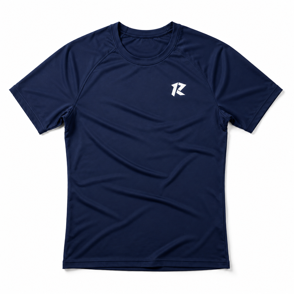 Drifit Raglan Sleeve Compression Shirt - Navy Blue