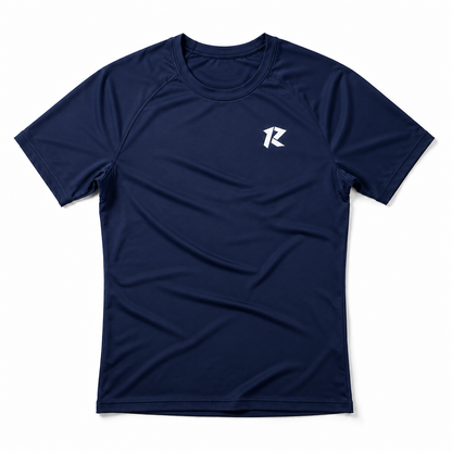 Drifit Raglan Sleeve Compression Shirt - Navy Blue