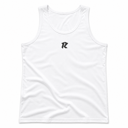 Cotton Spandex Tank Top - White