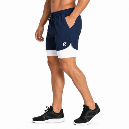 Hybrid Shorts - Navy Blue